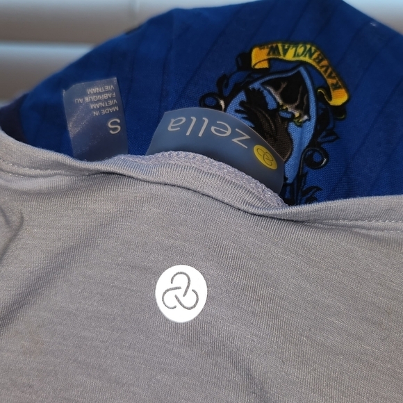 Zella Yoga Wrap it Up Small Light Blue Tank - Picture 5 of 5